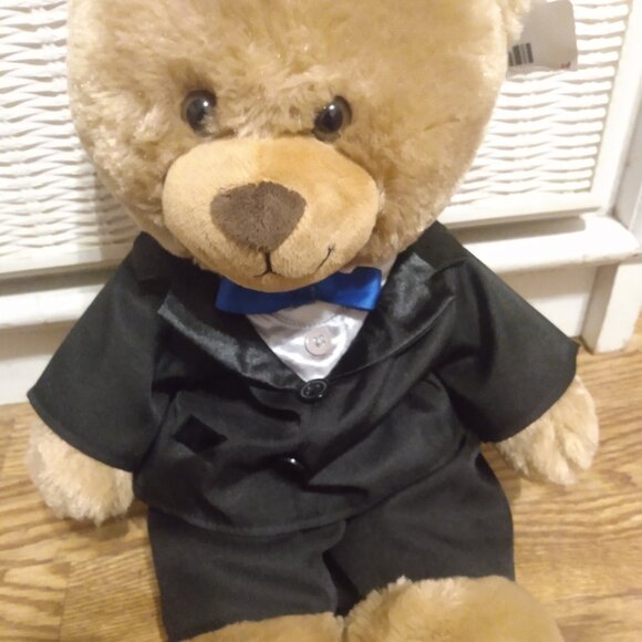 Plush Build a Bear in Tuxedo stuffed toy - Picture 1 of 11